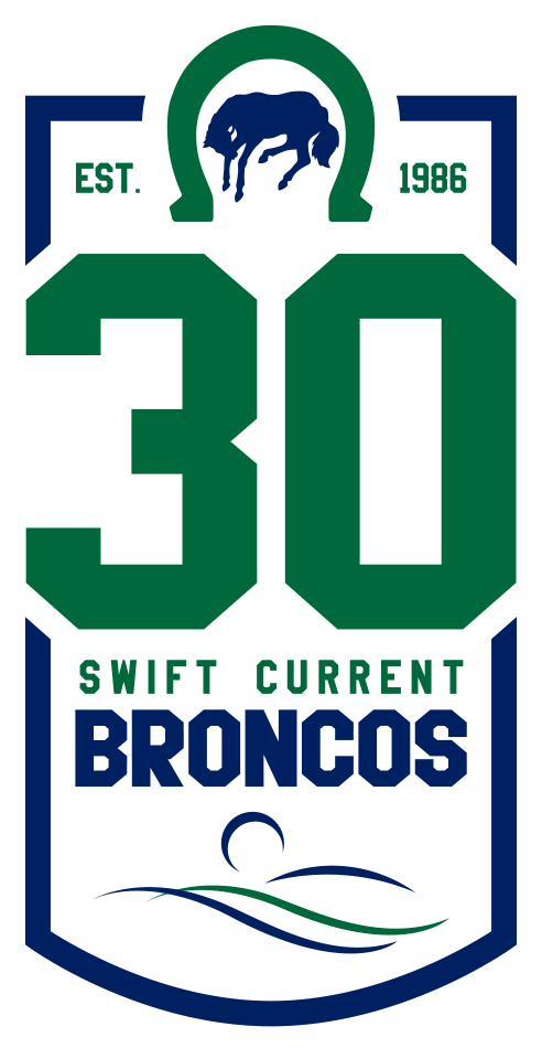 Swift Current Broncos 2016 Anniversary Logo iron on transfers for clothing